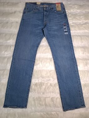 Levi's 501 Original Blue Jeans Blue Men 33x32 NWT